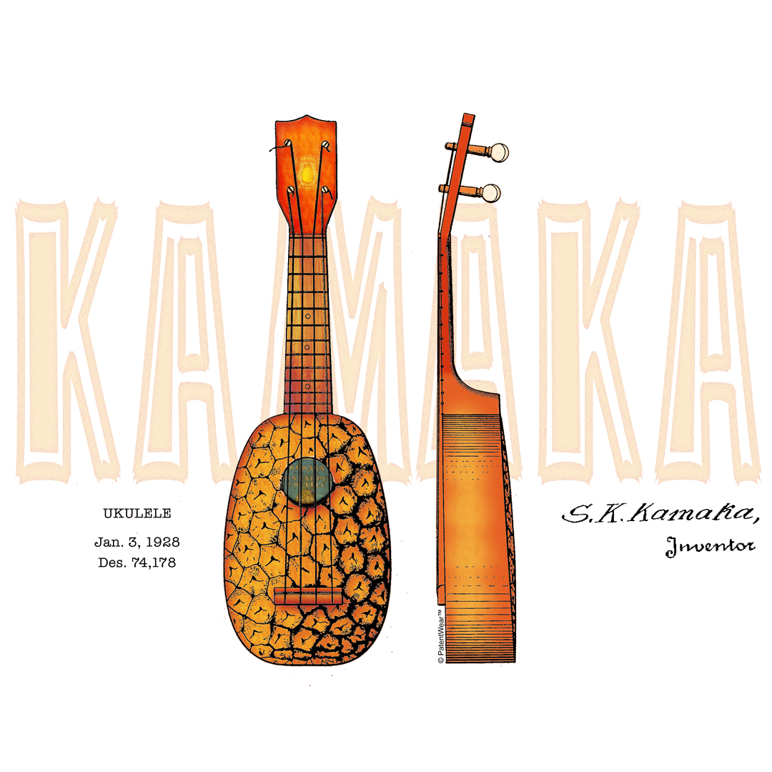 Pineapple Ukulele (front only)